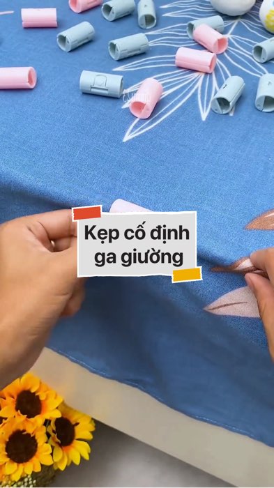 Kẹp cố định ga giường #VideohangDoiSong#ShopeeVideo#ShopeeCreator #LuotVuiMuaLien#KOLUyTin#Videomuasam #SandealcungKOL #diumi186