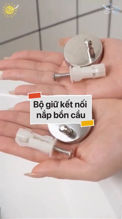 Bộ giữ kết nối nắp bồn cầu #VideohangDoiSong#ShopeeVideo#ShopeeCreator #LuotVuiMuaLien#KOLUyTin#Videomuasam #SandealcungKOL #diumi192