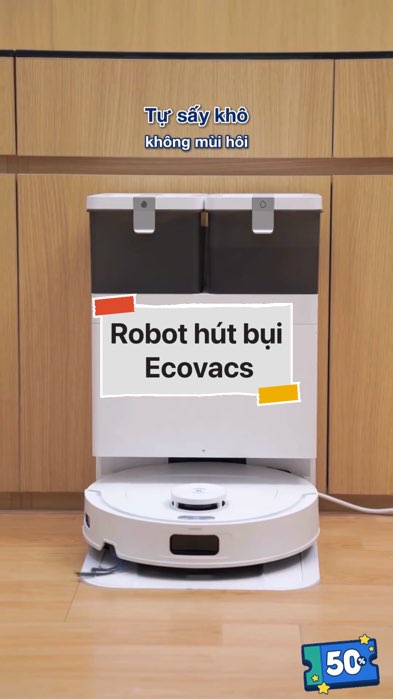 Mua qua video giá rẻ hơn [ECOVACS]Robot hút bụi lau nhà Ecovacs Deebot T30C 2026 - 20000Pa - Giặt giẻ nước nóng - BH 2 năm #diumi247