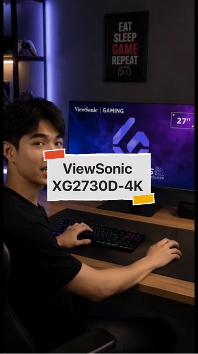 Mua qua video giá rẻ hơn. Màn hình ViewSonic XG2730D-4K 27 inch UHD 4K Dual Mode 144Hz 288Hz 0.5ms IPS Chính hãng #diumi253
