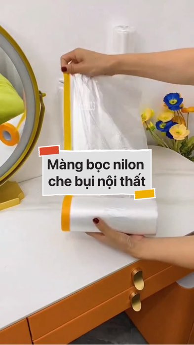 ￼Màng bọc nilon che bụi nội thất #VideohangDoiSong#ShopeeVideo#ShopeeCreator #LuotVuiMuaLien#KOLUyTin#Videomuasam #SandealcungKOL #diumi276
