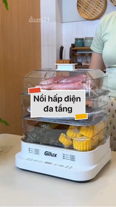 Nồi hấp điện đa tầng #VideohangDienTu#shopeestyle#ShopeeVideo#ShopeeCreator #LuotVuiMuaLien#KOLUyTin#Videomuasam #SandealcungKOL #diumi725
