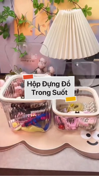 ￼Hộp Đựng Đồ Trong Suốt #VideoHangGiaDung#shopeestyle#ShopeeVideo#ShopeeCreator #LuotVuiMuaLien #diumi746