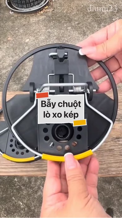 ￼Bẫy chuột thép siêu nhạy lò xo kép #VideohangDoiSong#ShopeeVideo#ShopeeCreator #LuotVuiMuaLien#KOLUyTin#Videomuasam #SandealcungKOL #diumi781