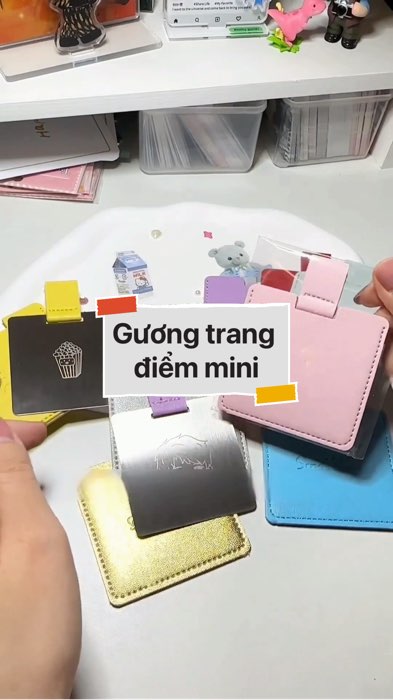 Gương trang điểm mini #VideohangDoiSong#ShopeeVideo#ShopeeCreator #LuotVuiMuaLien#KOLUyTin#Videomuasam #SandealcungKOL #diumi808
