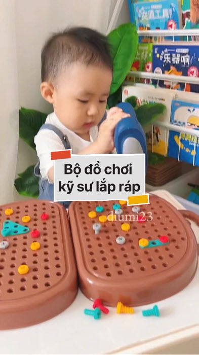 ￼Bộ đồ chơi kỹ sư lắp ráp #VideoHangMevaBe#shopeestyle#ShopeeVideo#ShopeeCreator#LuotVuiMuaLien #diumi829