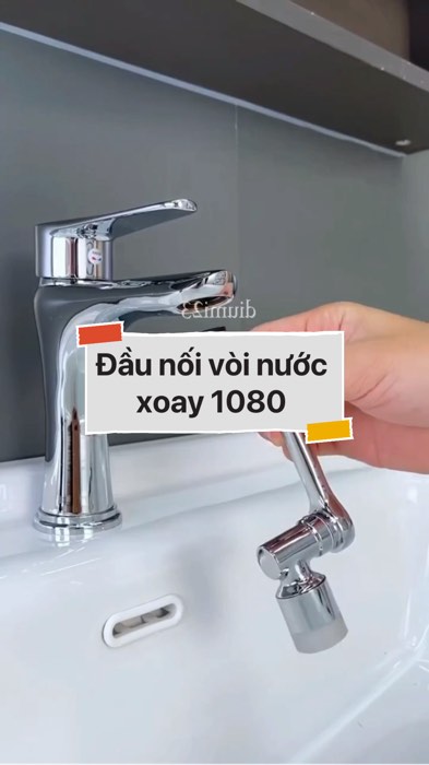 Đầu nối vòi nước thông minh xoay 1080  #VideoHangGiaDung#shopeestyle#ShopeeVideo#ShopeeCreator #LuotVuiMuaLien #diumi13