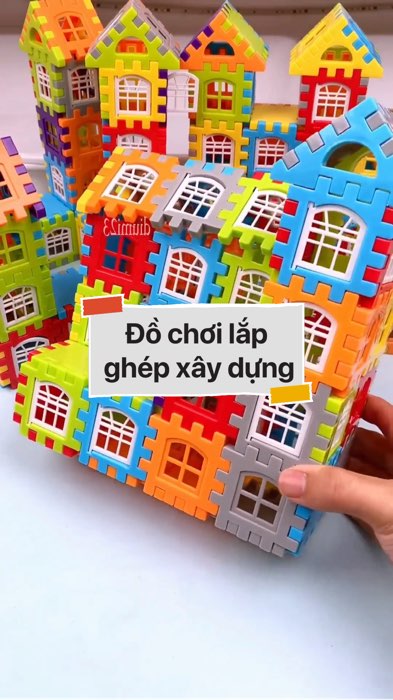 Đồ chơi lắp ghép khối xây dựng #VideoHangMevaBe#shopeestyle#ShopeeVideo#ShopeeCreator#LuotVuiMuaLien #diumi21