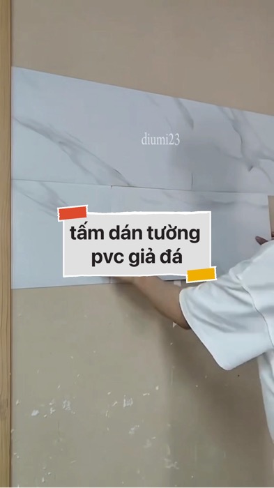 tấm dán tường pvc giả đá #VideohangNhaCua#shopeestyle#ShopeeVideo#ShopeeCreator #LuotVuiMuaLien#KOLUyTin#Videomuasam #SandealcungKOL #diumi53