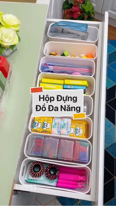 ￼Hộp Đựng Đồ Đa Năng #VideoHangGiaDung#shopeestyle#ShopeeVideo#ShopeeCreator #LuotVuiMuaLien #diumi73