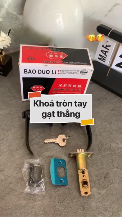 ￼Khoá tròn tay gạt thẳng #VideohangNhaCua#shopeestyle#ShopeeVideo#ShopeeCreator #LuotVuiMuaLien#KOLUyTin#Videomuasam #SandealcungKOL #diumi130