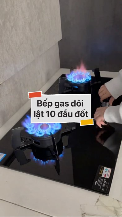 Bếp gas đôi lật 10 đầu đốt #VideoHangGiaDung#shopeestyle#ShopeeVideo#ShopeeCreator #LuotVuiMuaLien #diumi145