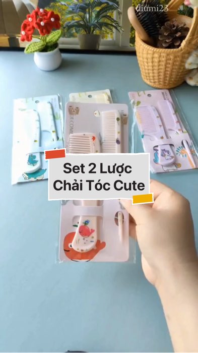 Set 2 Lược Chải Tóc Cute #VideohangDoiSong#ShopeeVideo#ShopeeCreator #LuotVuiMuaLien#KOLUyTin#Videomuasam #SandealcungKOL #diumi167