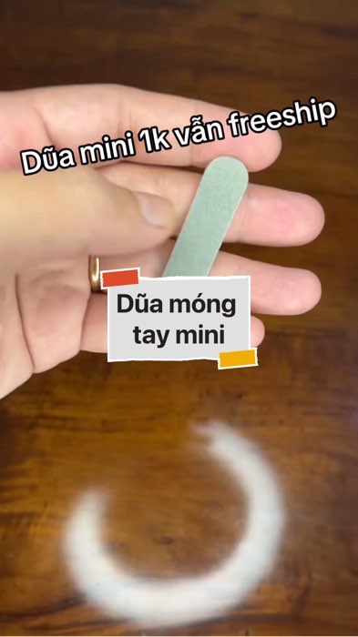Dũa móng tay mini #VideohangDoiSong#ShopeeVideo#ShopeeCreator #diumi211 #KOLUyTin#Videomuasam #SandealcungKOL #rev