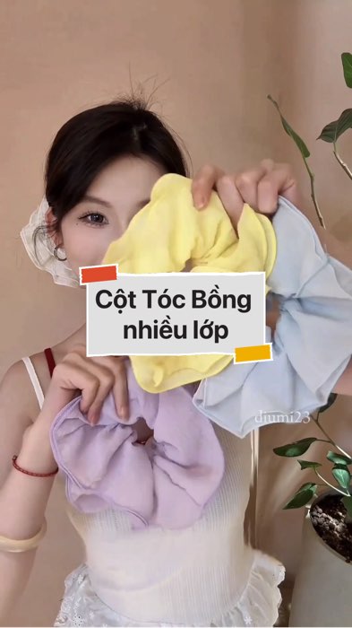 ￼Cột Tóc Bồng nhiều lớp #VideohangThoiTrang#shopeestyle#ShopeeVideo#ShopeeCreator#LuotVuiMuaLien#KOLUyTin #diumi224