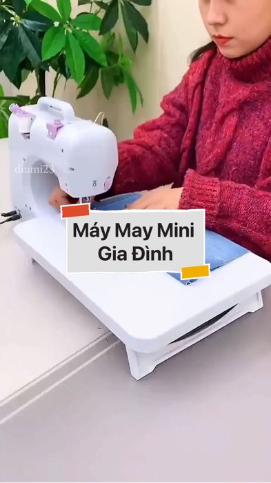￼Máy May Mini Gia Đình #VideoHangGiaDung#shopeestyle#ShopeeVideo#ShopeeCreator #LuotVuiMuaLien #diumi379