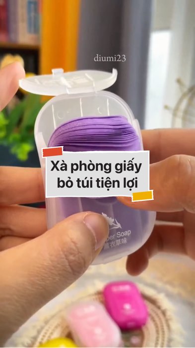 Xà phòng giấy bỏ túi tiện lợi #VideohangTieuDung #shopeestyle#ShopeeVideo#ShopeeCreator #LuotvuiMuaLien#KOLUyTin#Videomuasam #SandealcungKOL #diumi380