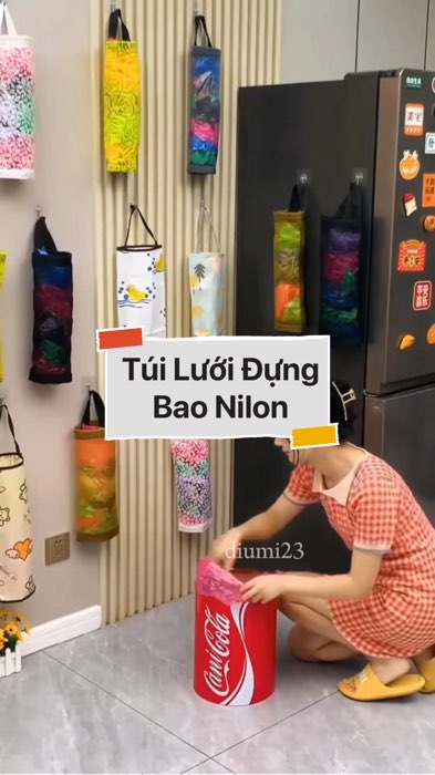 ￼ Túi Lưới Đựng Bao Nilon #VideoHangGiaDung#shopeestyle#ShopeeVideo#ShopeeCreator #LuotVuiMuaLien #diumi434