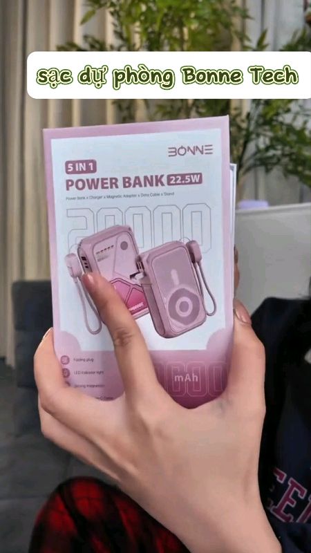Sạc dự phòng Bonne Tech #sacduphong #ShopeeCreator #LuotVuiMuaLien #HangMoiVe