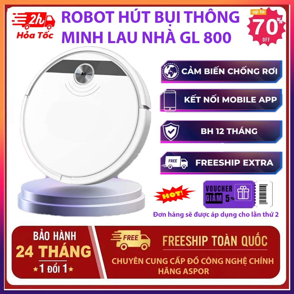 Robot Hút Bụi Lau Nhà Dreame bot W10S Pro Tự Giặt Giẻ, Sấy Khô Bảo hành 24 tháng Robot hút bụi lau nhà thông minh - Máy hút bụi lau nhà Nhật Bản GL 800, Cảm biến chống rơi Chạy lập trình Lau khô ướt UV