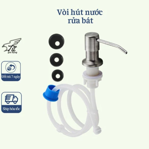 ,Vòi xịt nước cho bát đĩa, vòi hút nước rửa chén tiện dụng và hiệu quả trong nhà bếp (sile)