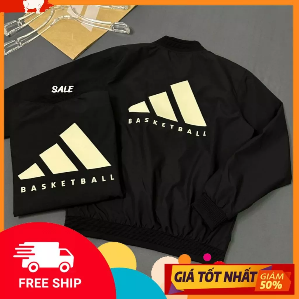 Áo Khoác Bomber BAKETBALL 3 Sọc Siêu Hot-Top Mẫu Áo Gió 2 Lớp Hot tholtranghottrend QC 2026