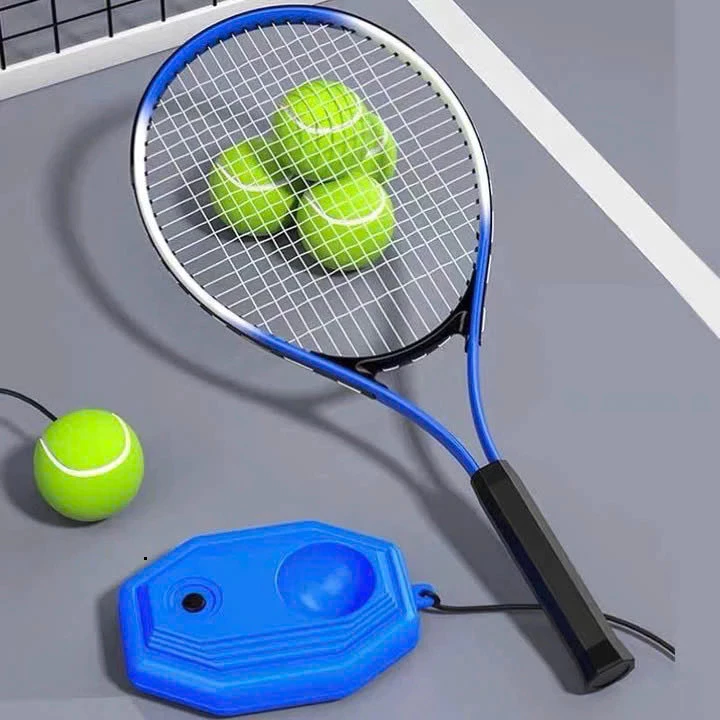 Bộ Vợt Tennis Trẻ Em Kèm Dây Đàn Hồi Luyện Tập Chuyển Động Ngoài Trời Cho Người Mới tập