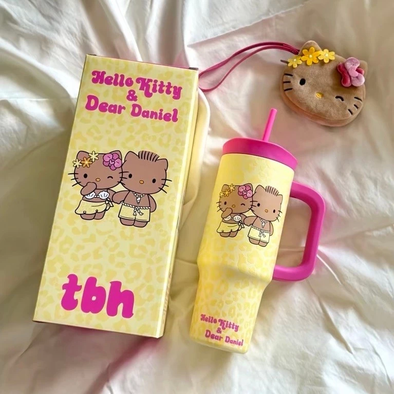 [ Chính hãng ] Ly giữ nhiệt TBH x Sanrio Hello Kitty & Dear Daniel 900ml