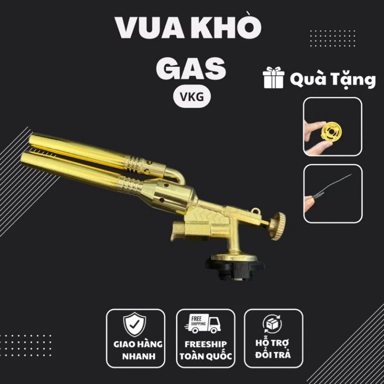 Khò Gas 2 Nòng Đánh Lửa Tự Động, Ứng Dụng Trong Hàn Xì,(sile)