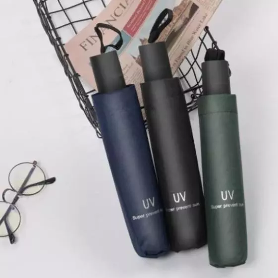 Ô gấp gọn che nắng che mưa ô dù có lớp chống tia UV bảo vệ da LIFE+ [TẶNG KÈM túi bọc]
