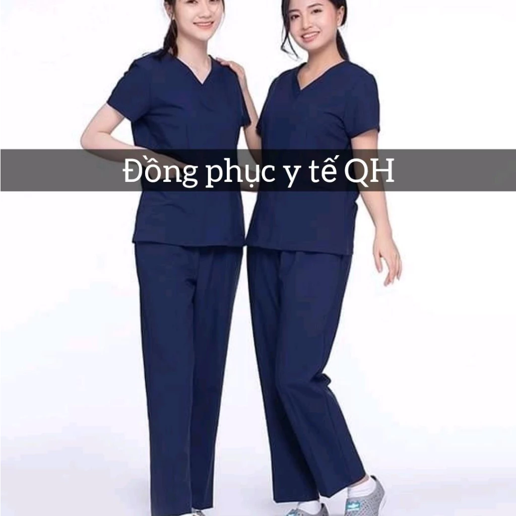 Bộ scrubs Bác sĩ CAO CẤP XANH THAN, đồng phục Spa, Phòng khám, quần áo  Dược sĩ, Điều dưỡng hàng đẹp