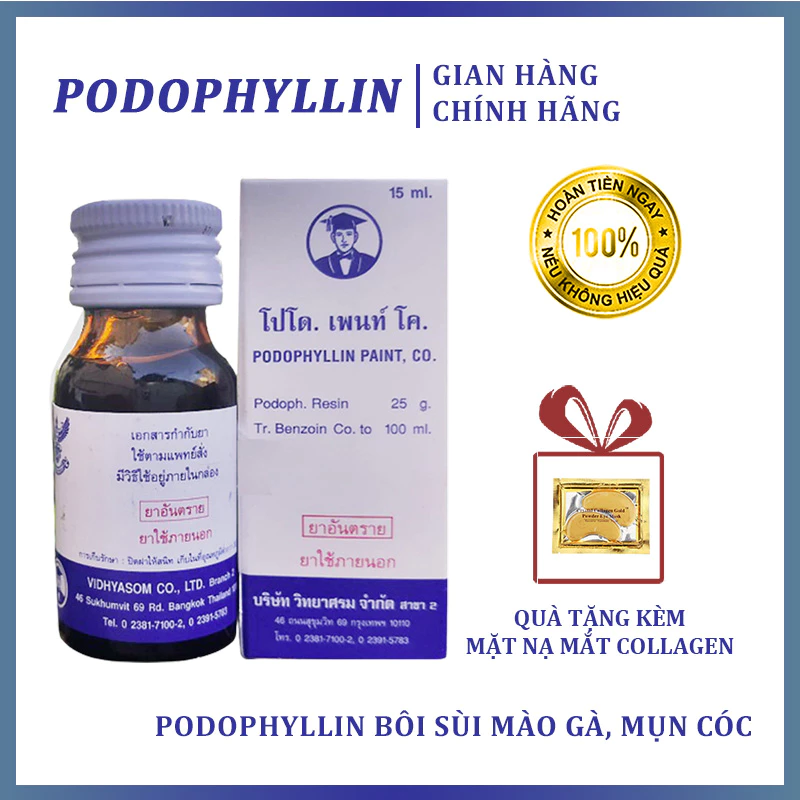 Podophyllin 25 mua ở đâu Lâm Đồng trị sùi mào gà tại Lâm Đồng
