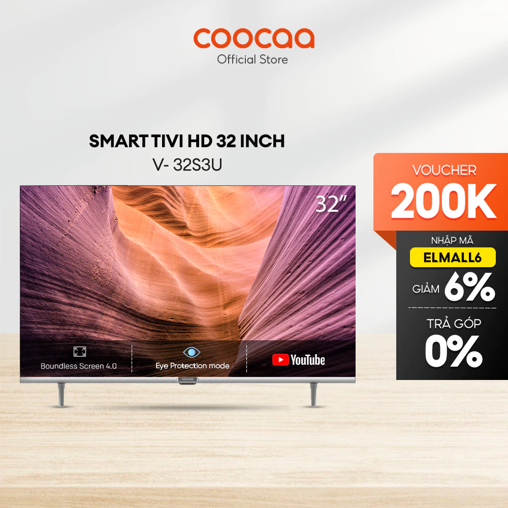 Tivi smart tv HD coocaa 32 inch wifi quà tặng tân gia cao cấp nhất mọi thời đại