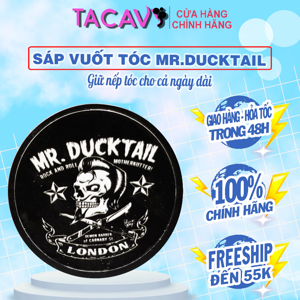 Sáp vuốt tóc nam MR. DUCKTAIL chính hãng , chăm sóc tóc , giữ nếp tóc