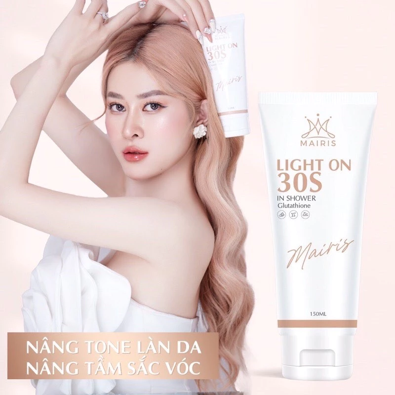 Tắm trắng body toàn thân LIGHT ON 30s tại nhà hiệu quả 