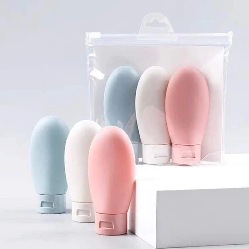 Bộ 3 Lọ Chiết Mỹ Phẩm Silicon Cao Cấp