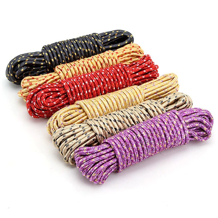 Cuộn Dây Dù 10 Mét Bọc Vải Siêu Dai Phơi Đồ Buộc Đồ Mắc Võng Đa Năng