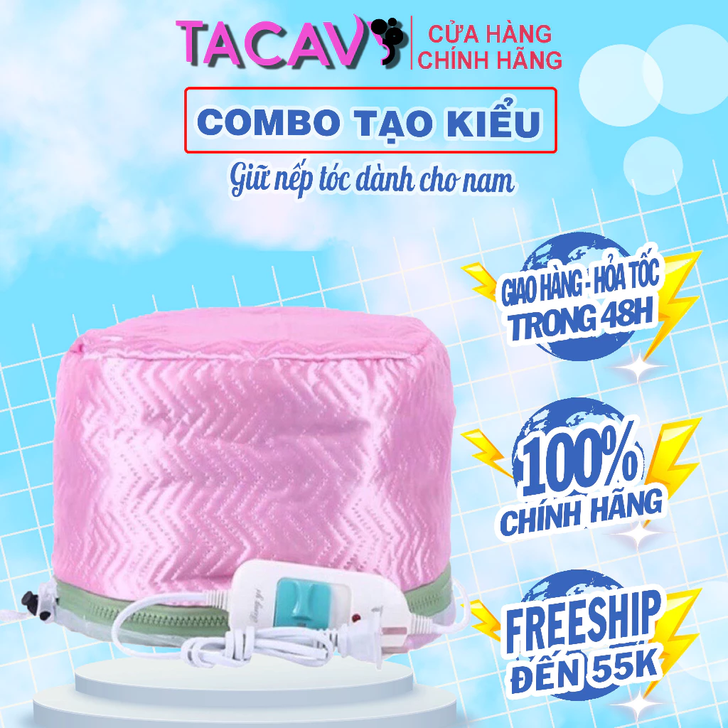 Mũ ủ tóc nhiệt tại nhà Mũ hấp tóc tại nhà chuẩn salon Máy hấp 50w