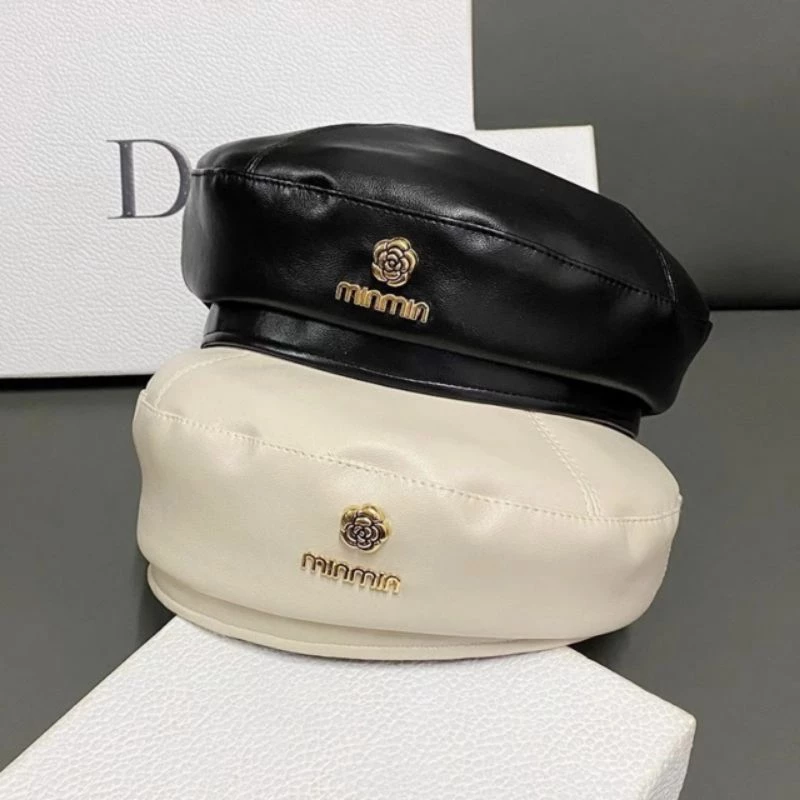 MŨ NỒI BERET HOA TRÀ SIÊU XINH HOTTREND