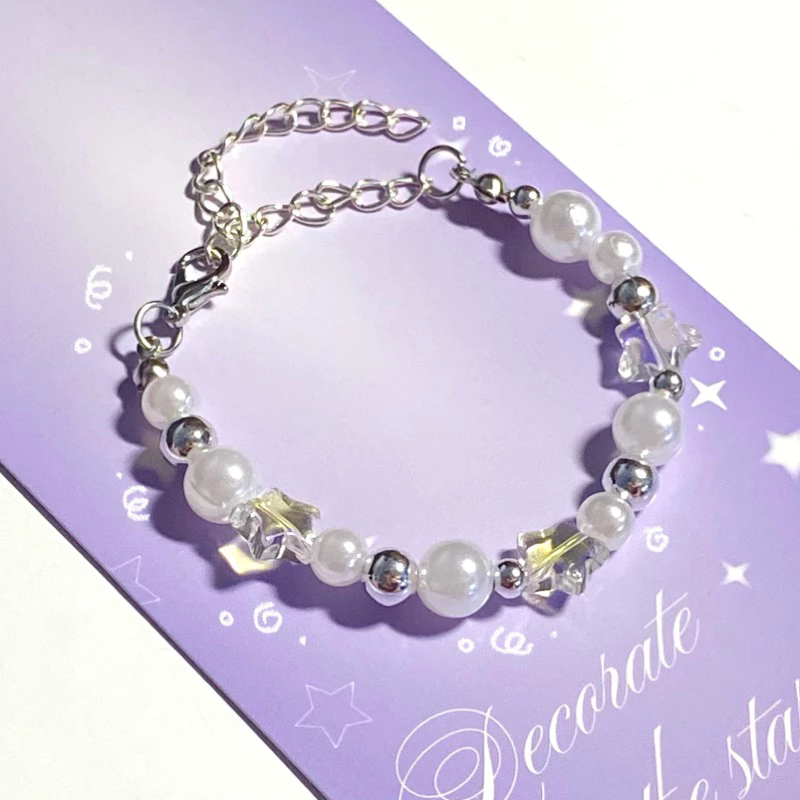 Vòng tay handmade Angle Stars bracelet - Vòng tay ngôi sao thiên sứ - Chất liệu thép không gỉ Junari.club