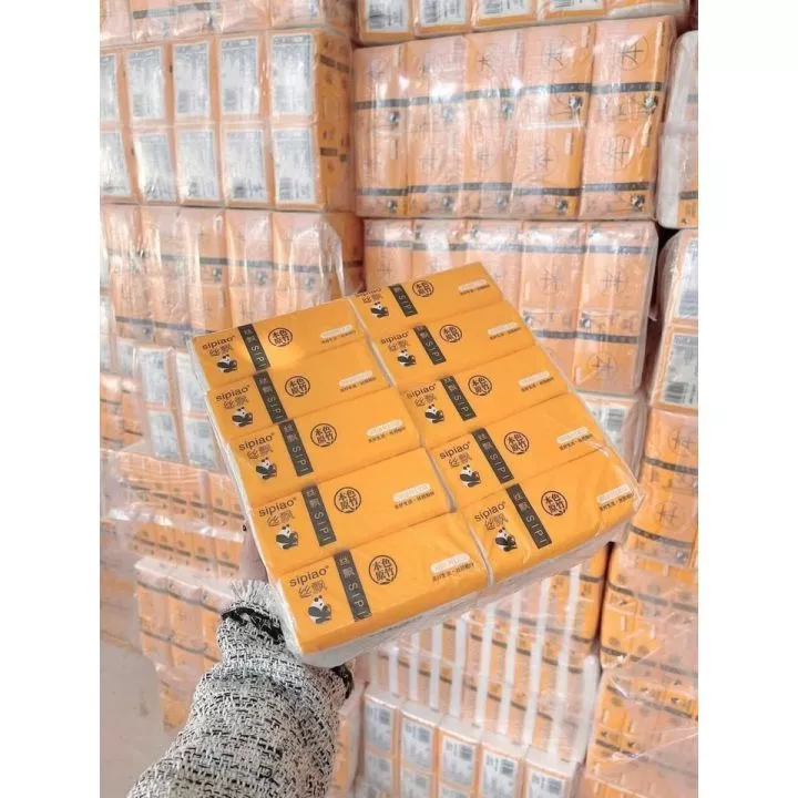 sét 10 gói giấy ăn gấu trúc sipiao