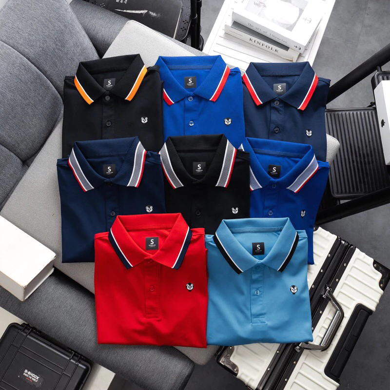 Áo thun polo có cổ cá sấu Pappap Lion , form slimfit, co giãn tốt, thông thoáng nhiều màu sắc P4 & P4C