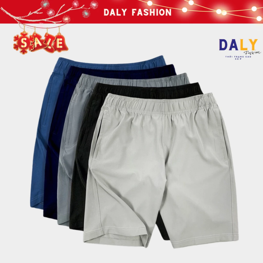 [Mã INBAU154 giảm 15K đơn 99K] Quần Đùi Nam DaLy Thể Thao Chất Vải Gió Cạp Chun Mềm Mại,Co Giãn Vận Động Thoải Mái QDN01
