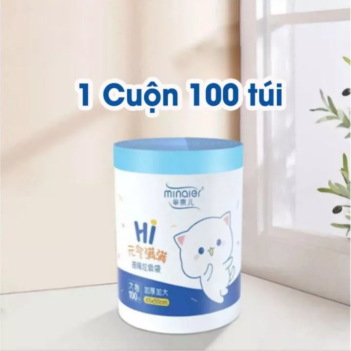 Túi Đựng Rác Có Dây Kéo loại 100 Túi. Loại Siêu Dày Dai Chắc Chắn, Túi Đựng Rác