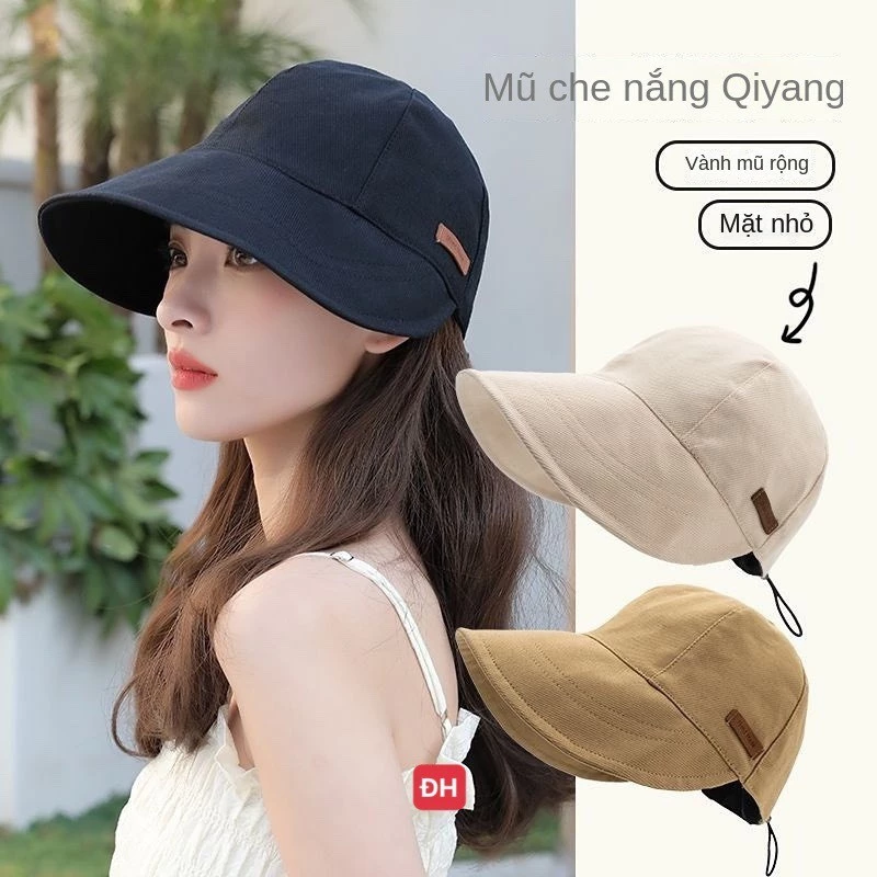 Mũ Bucket Vành Rộng Che Nắng [ Hàng Dày Loại 1 ] Có Dây Rút Tiện Lợi Chất Vải Cotton Thoải Mái Thoáng Khí Thời Trang Hè