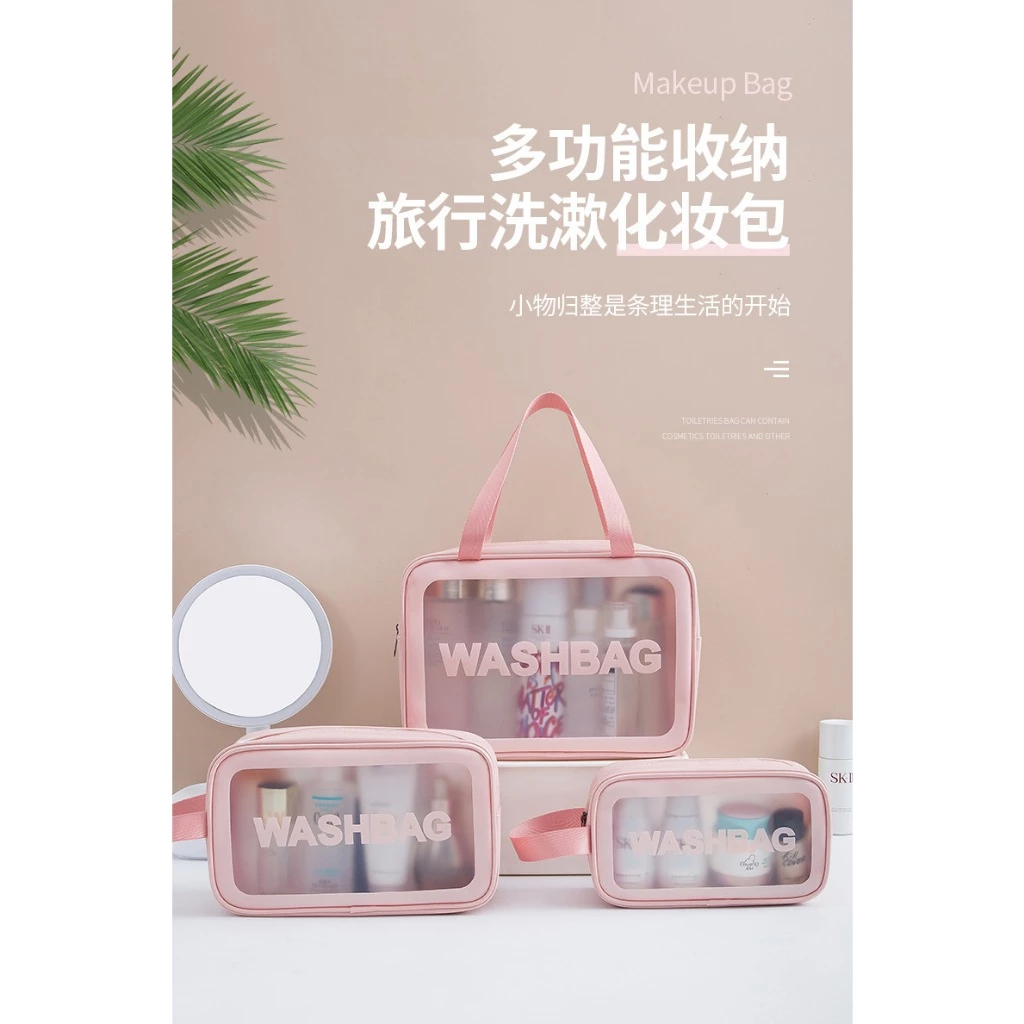 (Sỉ) Túi Đựng Mỹ Phẩm Đồ Trang Điểm Makeup Đồ Du Lịch Đa Năng Chống Thấm Nước WASHBAG TDMP Princess beauty
