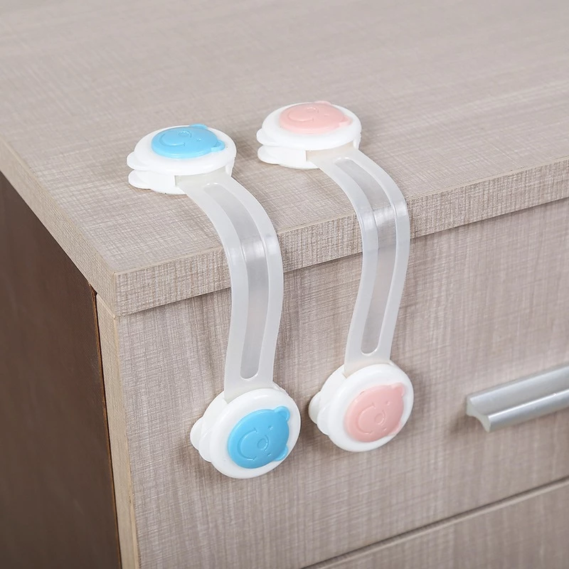 5 Khóa Hình Mặt Cười , Khóa Ngăn Kéo , Khóa Tủ Lạnh Loại Bền, Chắc - Dây Khóa Đa Năng 88291 Shop Giao Hàng Nhanh 88