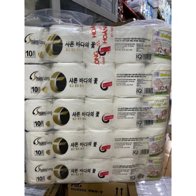 LỐC 10 CUỘN KHÔNG LÕI VIỆT HÀN - GIẤY 2 LỚP MỀM MỊN VÀ DAI