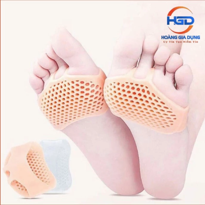 Lót Giày Silicon Xỏ Ngón Chân Giảm Đau Chống Chai Bảo Vệ Mui Bàn Chân