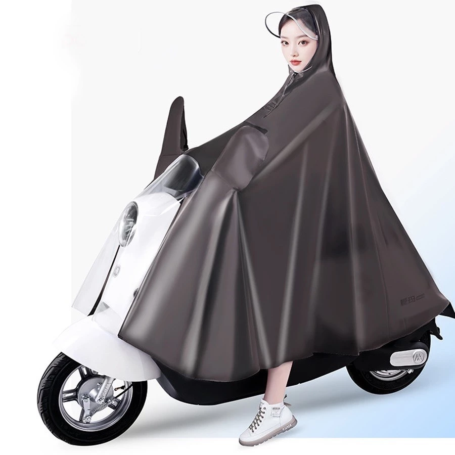 Áo mưa đi xe máy che phủ toàn thân vành đôi chắn nước, dễ dàng sử dụng điện thoại